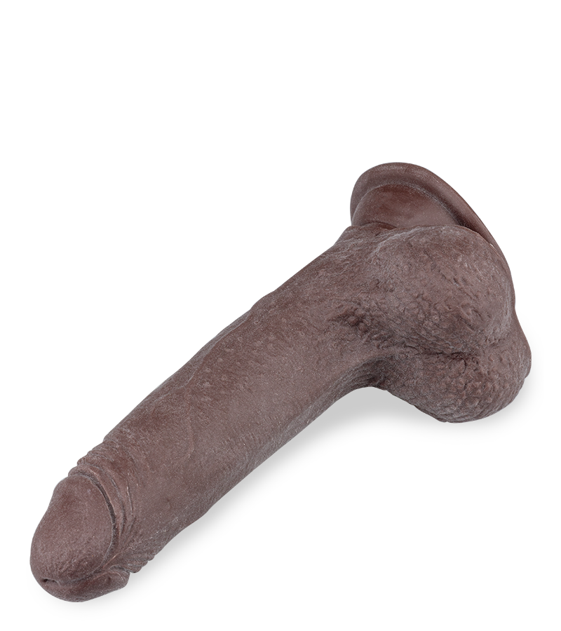 Gode ventouse articulé 17,5 cm Real Skin
