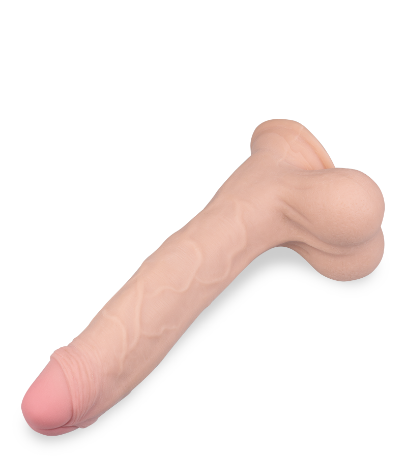 Gode ventouse articulé 24,5cm Real Skin