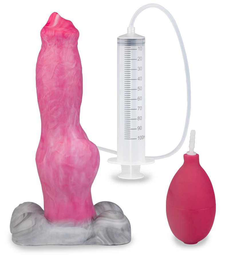 Gode ventouse chien éjaculateur Berger Allemand