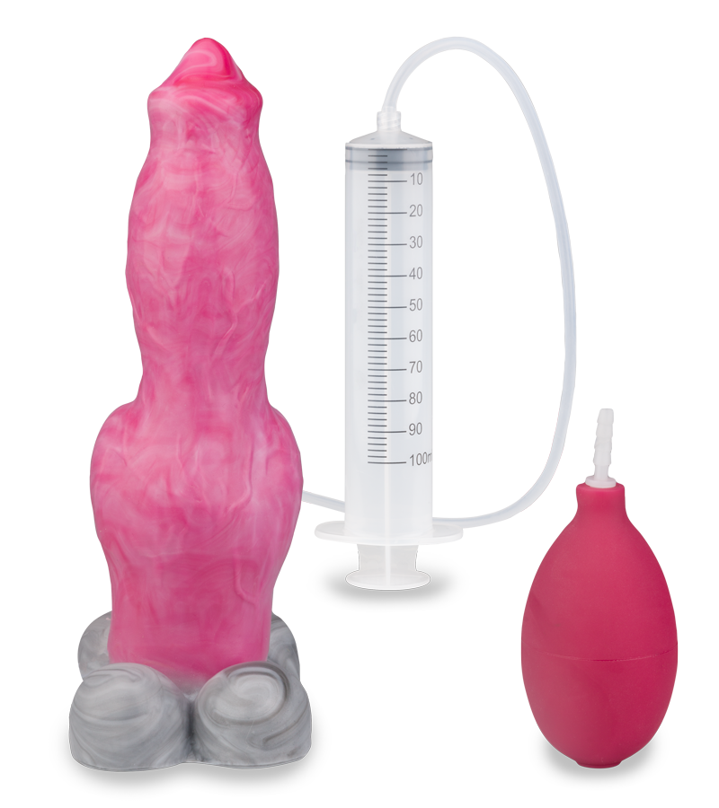 Gode ventouse chien éjaculateur Berger Allemand