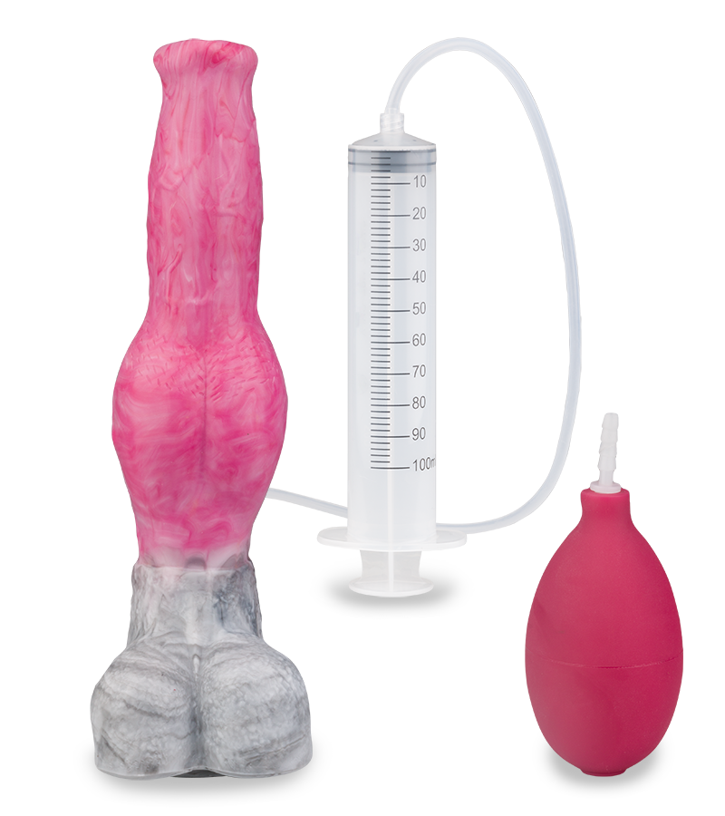 Gode ventouse chien éjaculateur Dobermann