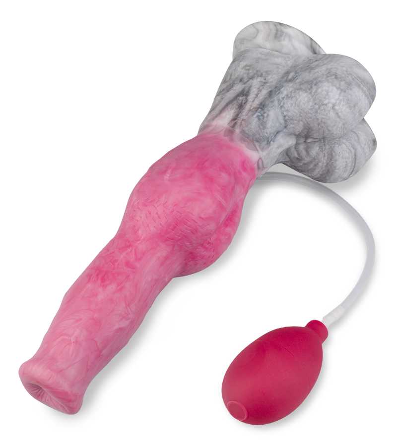 Gode ventouse chien éjaculateur Dobermann