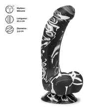 Charger l'image dans la galerie, Gode ventouse courbé silicone