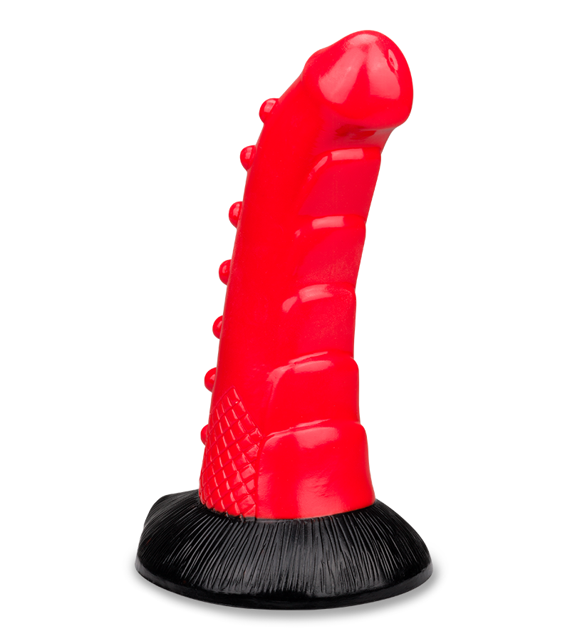 Gode ventouse dragon courbé 23,5cm