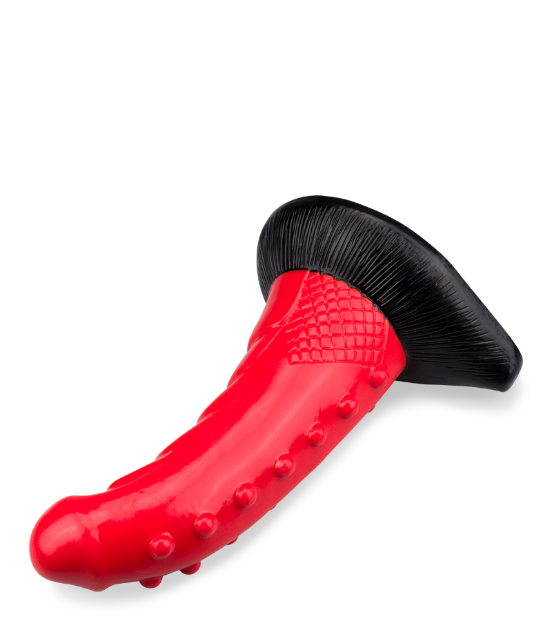 Gode ventouse dragon courbé 23,5cm