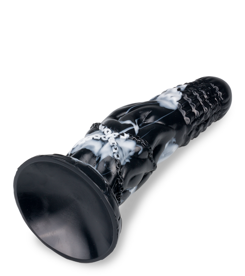 Gode ventouse dragon enchaîné 21,0cm