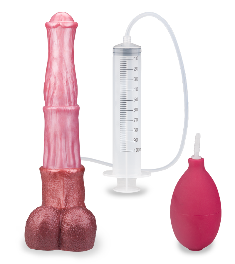 Gode ventouse éjaculateur cheval 32,0cm