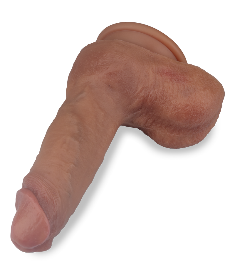 Gode ventouse gros diamètre 21,0cm silicone Truestyle Zachary