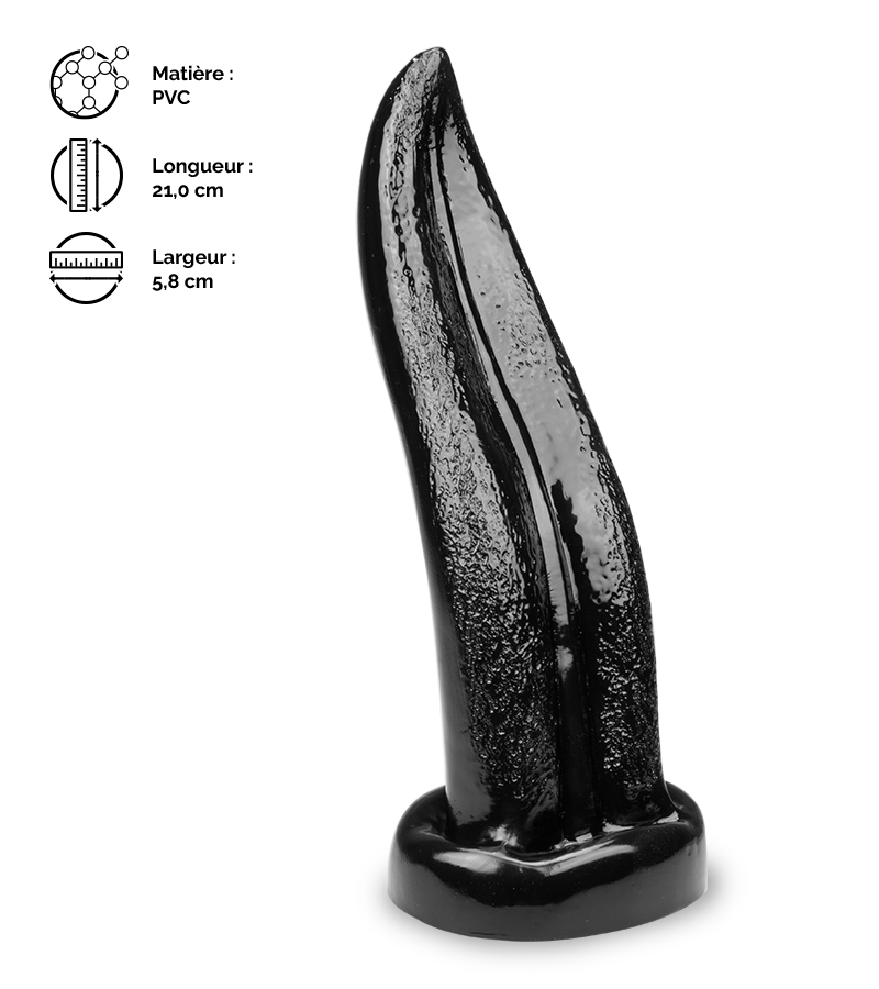 Gode ventouse Langue