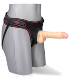 Gode ventouse réaliste avec harnais Jupiter