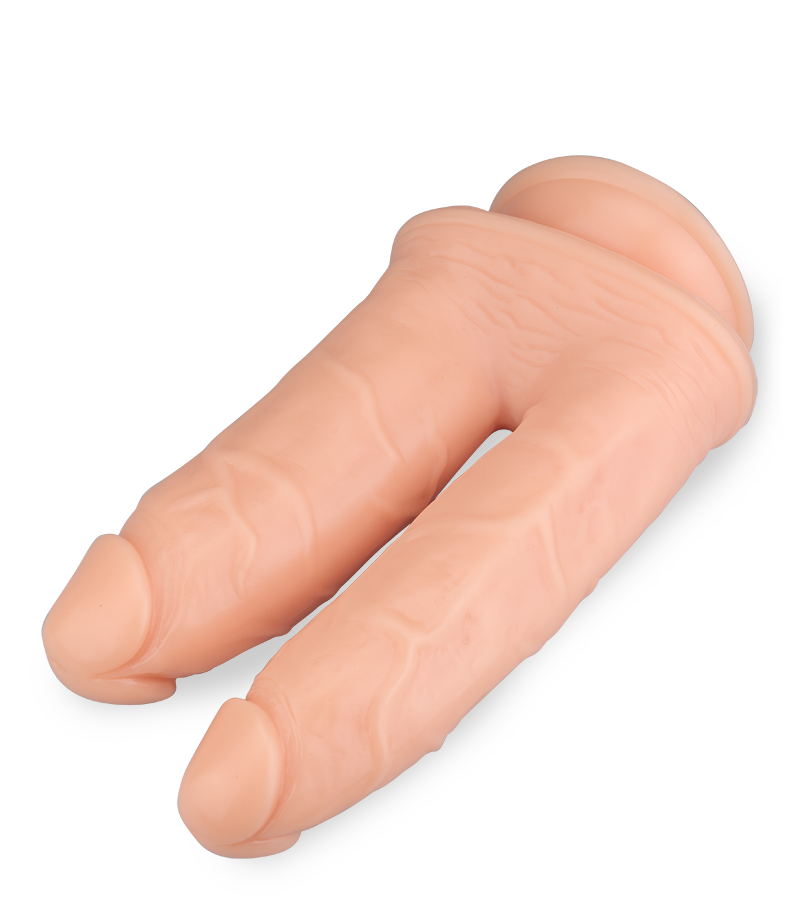 Gode ventouse XL double pénétration