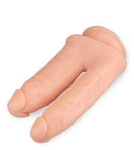 Charger l'image dans la galerie, Gode ventouse XL double pénétration