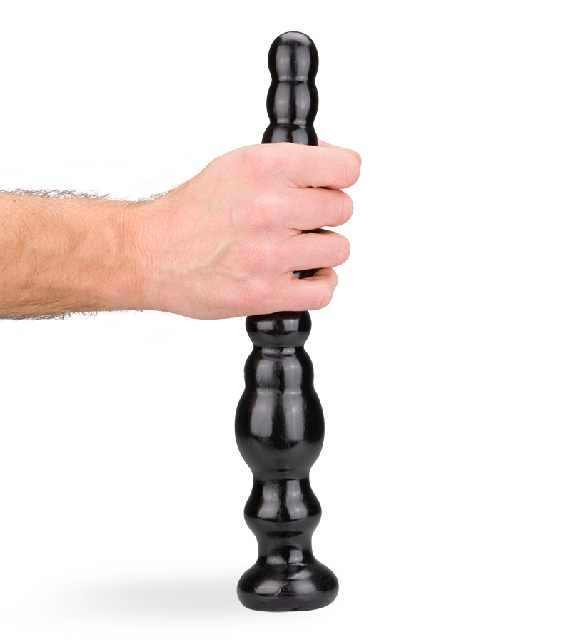 Grand plug anal chapelet avec ventouse Aventura