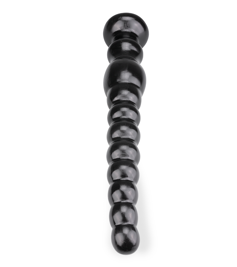 Grand plug anal chapelet avec ventouse Aventura