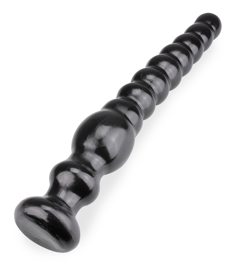 Grand plug anal chapelet avec ventouse Aventura