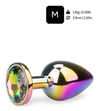 Charger l'image dans la galerie, Gros bijou anal rosebud arc en ciel