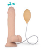 Gros gode éjaculateur extra long avec testicules