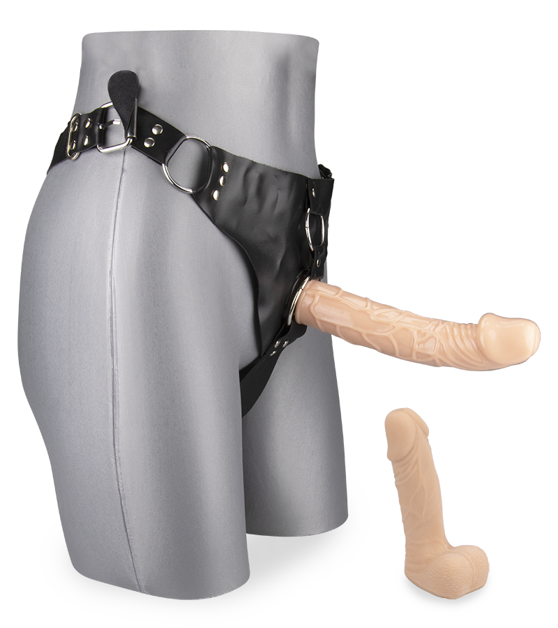 Harnais avec 2 godes ceinture