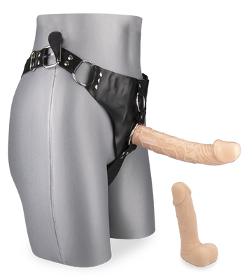 Harnais avec 2 godes ceinture