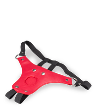 Charger l'image dans la galerie, Harnais cuir rouge pour gode