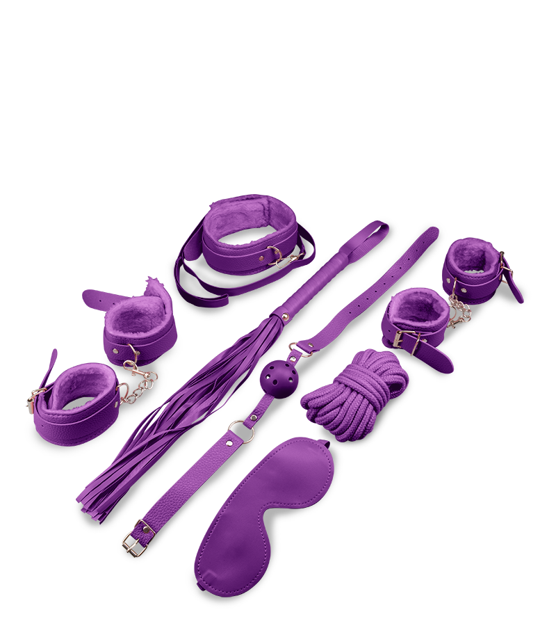 Kit BDSM bondage 8 pièces