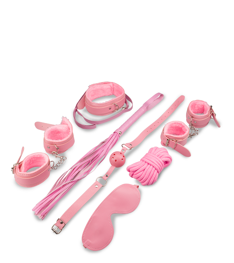 Kit BDSM bondage 8 pièces