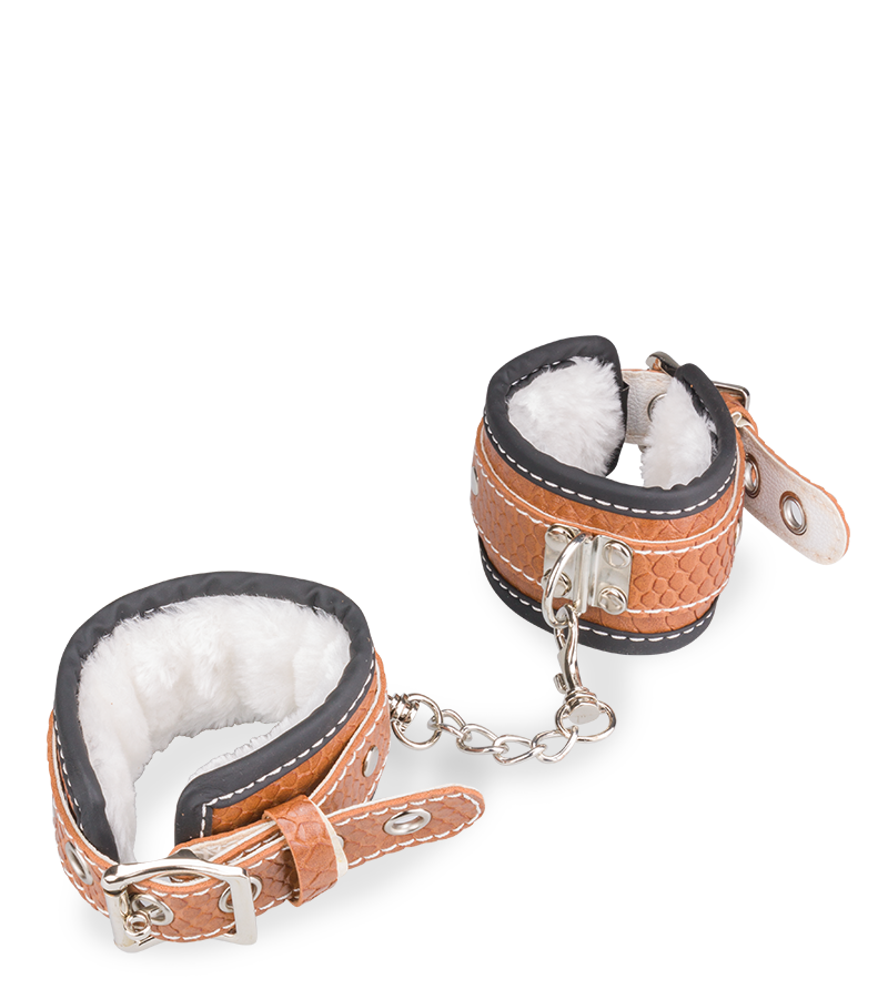 Kit d'initiation au BDSM similicuir et fourrure