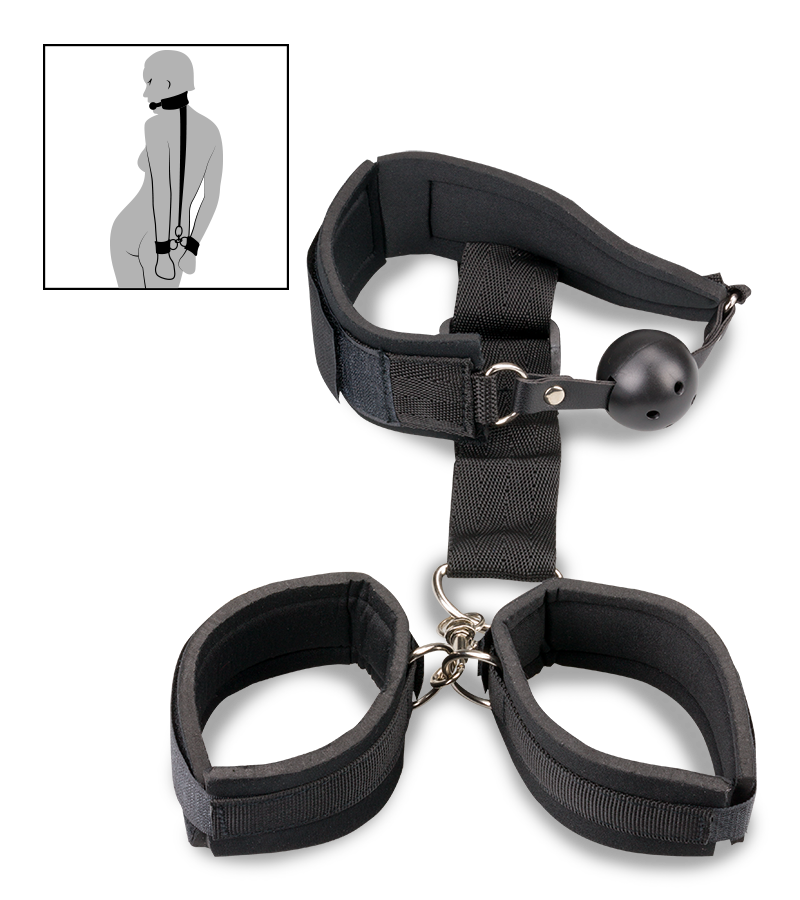Kit soumission gag ball et menottes