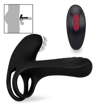 Charger l'image dans la galerie, Manchon anneau vibrant télécommandé Franck