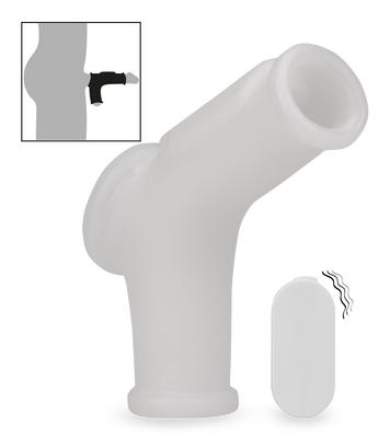 Manchon de pénis et testicules vibrant lisse Everest