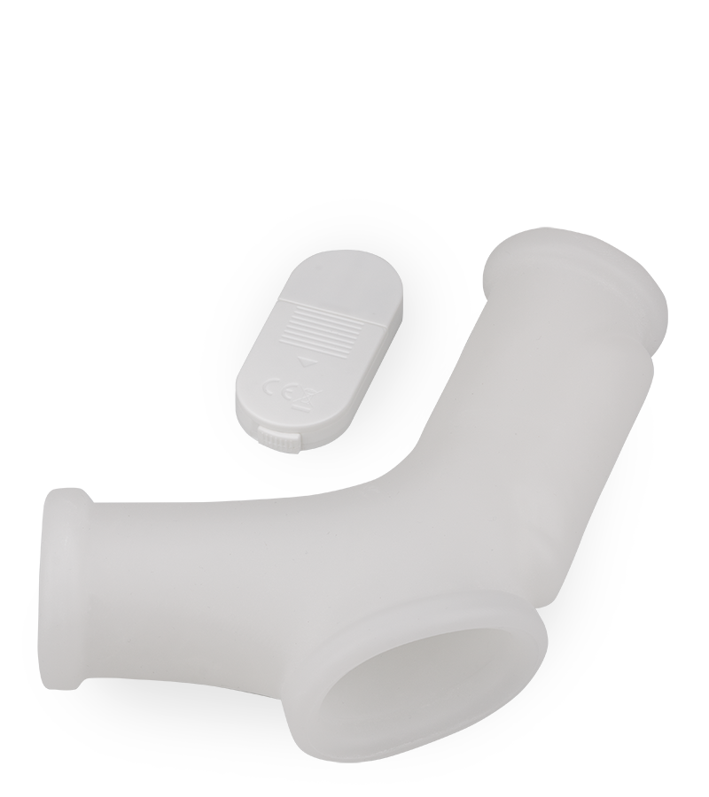 Manchon de pénis et testicules vibrant lisse Everest