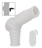 Manchon de pénis et testicules vibrant nervuré Everest