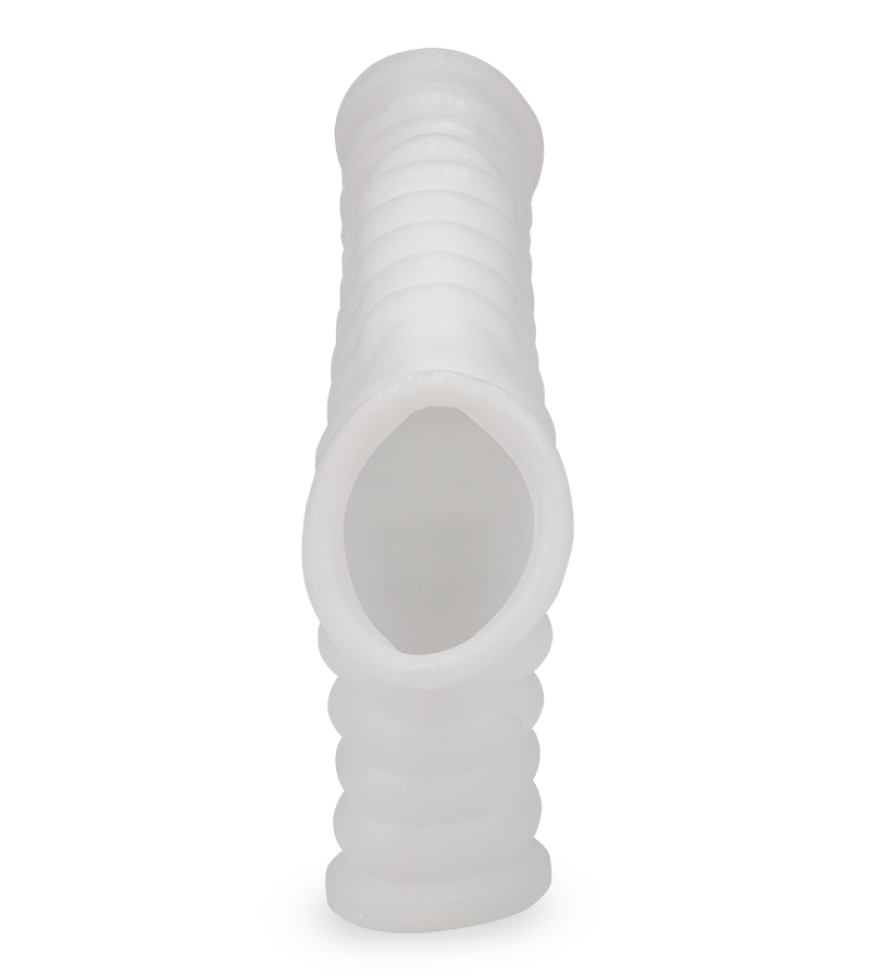 Manchon de pénis et testicules vibrant nervuré Everest