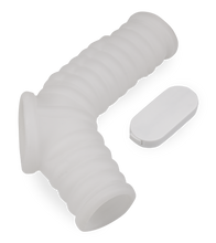 Charger l'image dans la galerie, Manchon de pénis et testicules vibrant nervuré Everest