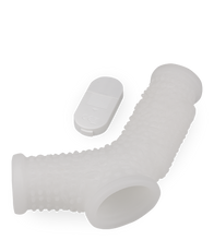 Charger l'image dans la galerie, Manchon de pénis et testicules vibrant nodulé Everest