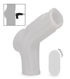 Manchon de pénis et testicules vibrant strié Everest