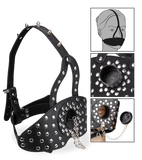 Masque bâillon avec ouverture refermable