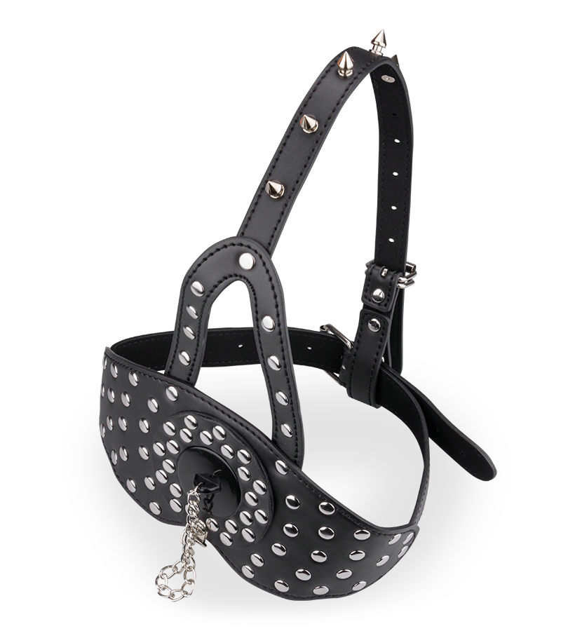 Masque bâillon avec ouverture refermable