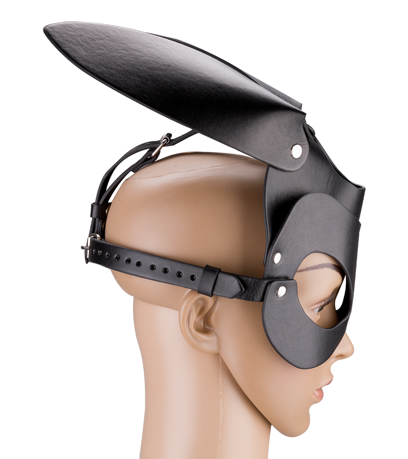 Masque de lapin en similicuir