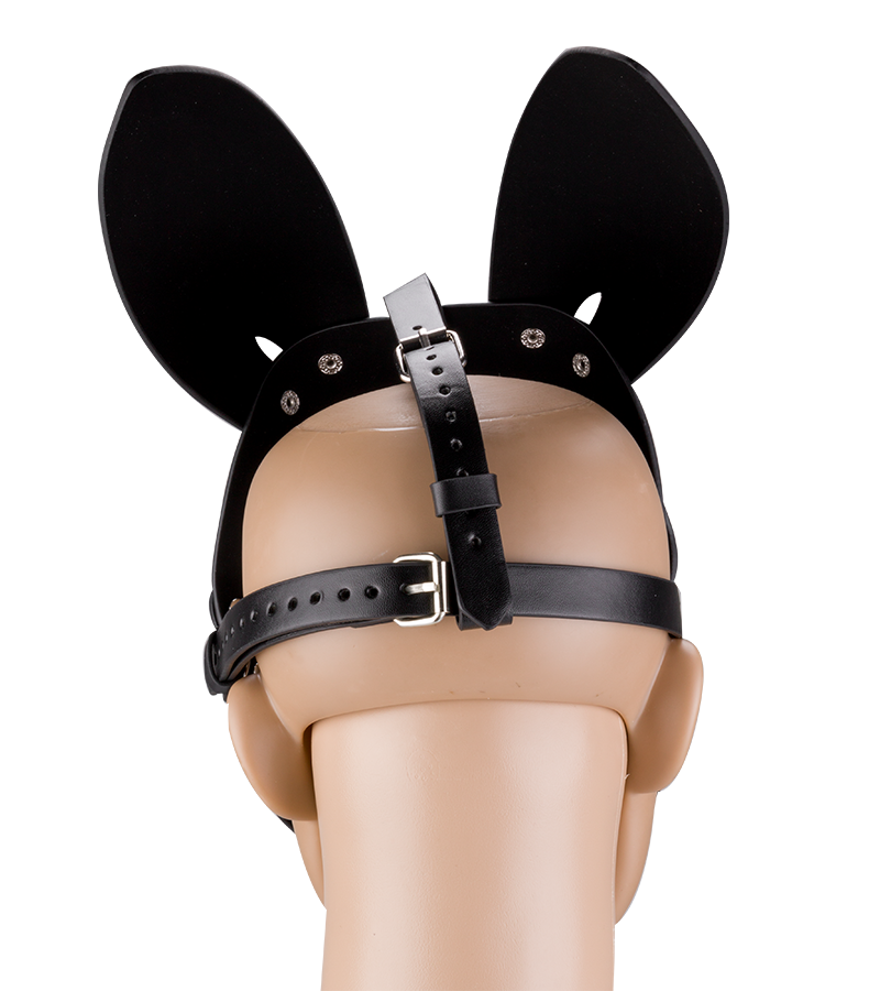 Masque de lapin en similicuir