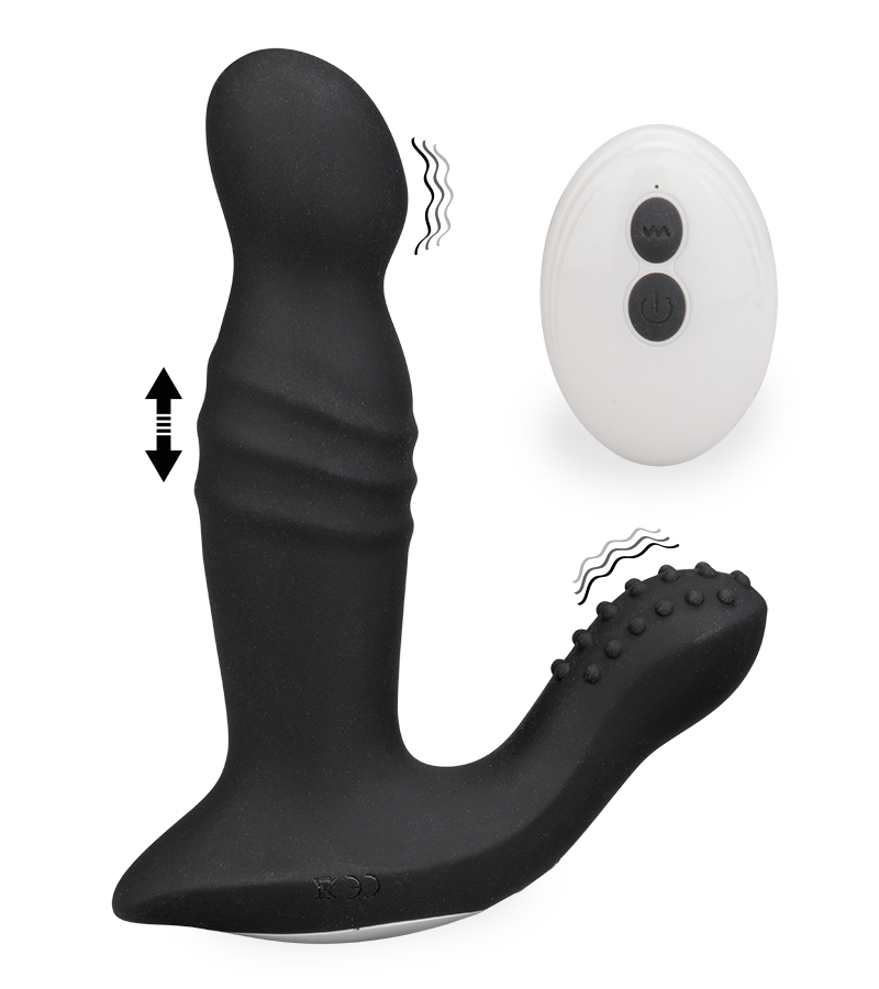 Masseur de prostate et testicules vibrant et va-et-vient Artist