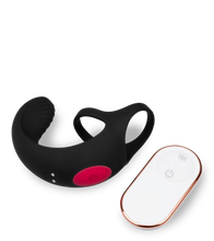 Charger l'image dans la galerie, Masseur de testicules double anneau cockring vibrant Shape