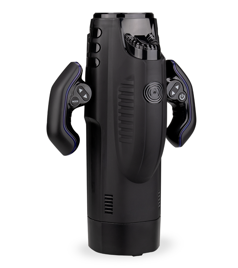 Masturbateur à poignées va-et-vient et aspirant Awesome