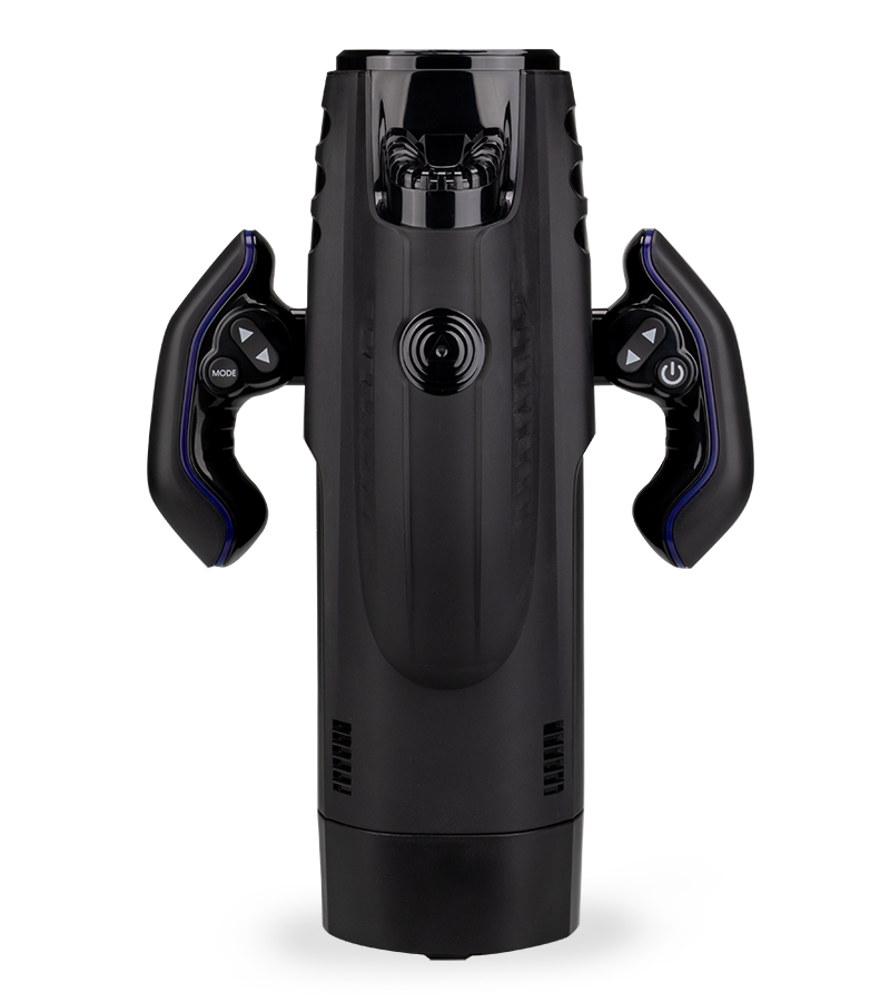 Masturbateur à poignées va-et-vient et aspirant Awesome