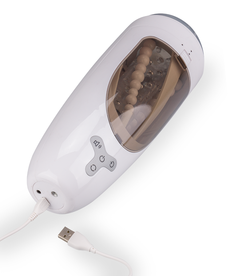 Masturbateur à vaginette automatique vibrante rotative