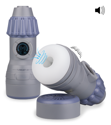 Masturbateur aspirant et vibrant Turbojet