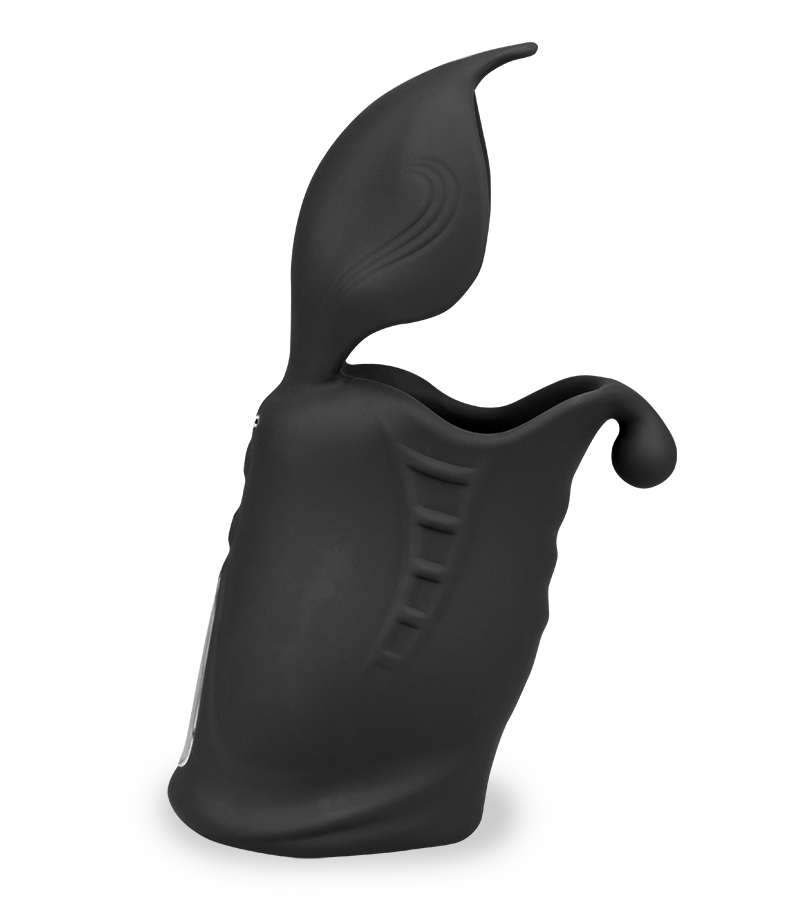 Masturbateur automatique à double entrée testicules et gland