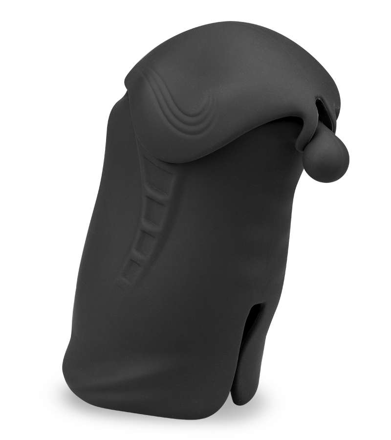 Masturbateur automatique à double entrée testicules et gland