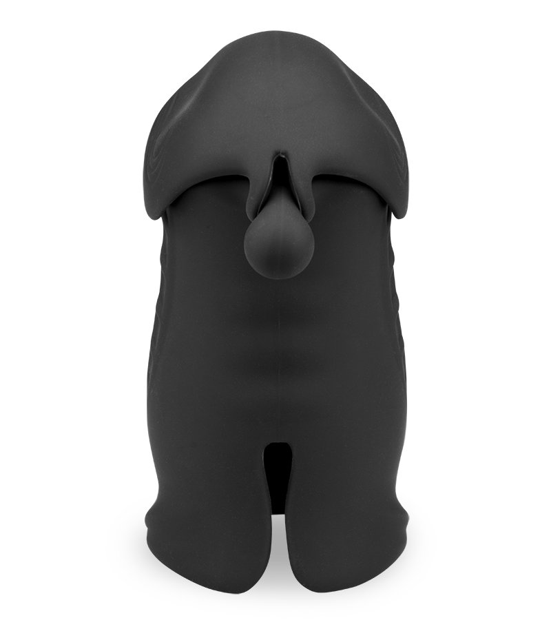 Masturbateur automatique à double entrée testicules et gland