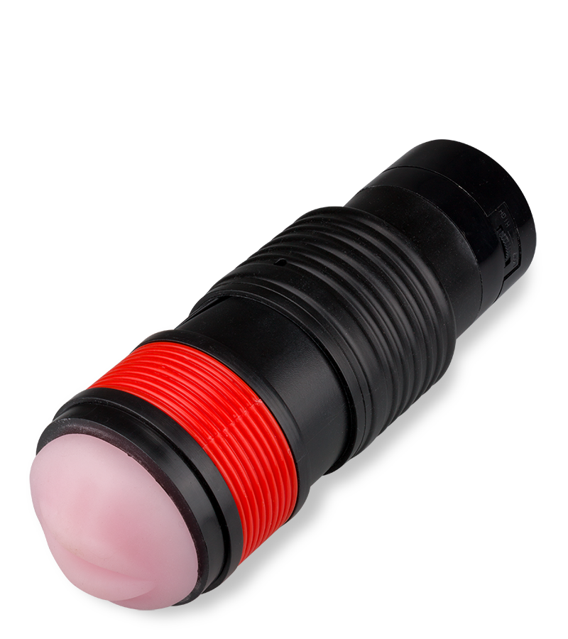 Masturbateur bouche télescopique vibrant